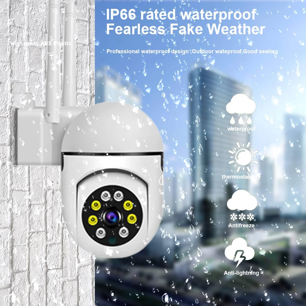 LLSEE 2.4G+5G 3MP WiFi Camera Outdoor 4X Digital Zoom AI Human Detection Wireless Camera Security Monitoring CCTV IP Camera