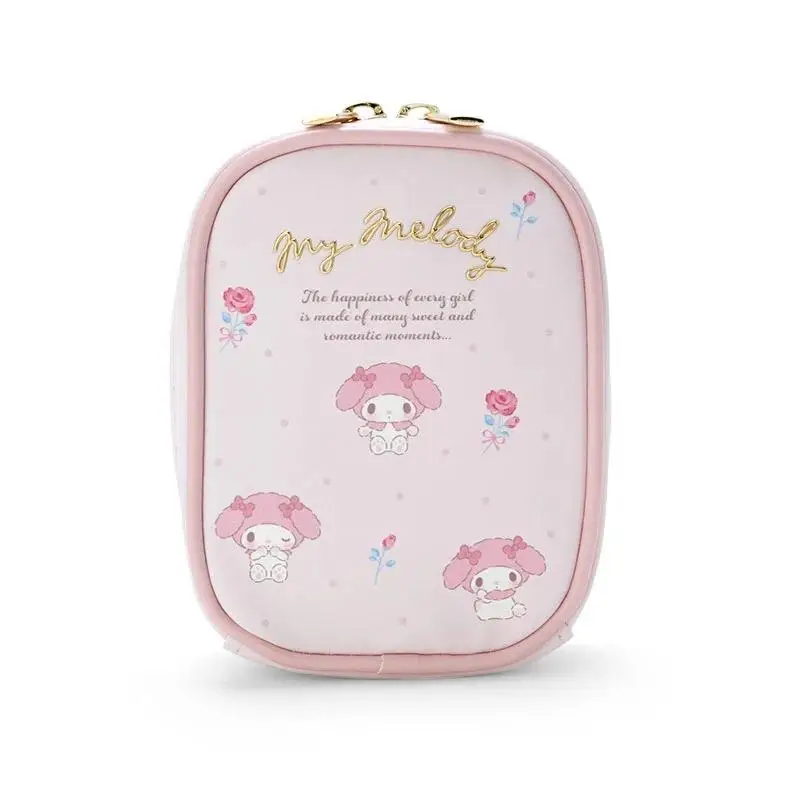 

Kawaii Sanrio Hellokittys Kuromi Mymelody Cinnamoroll маленькая сумка для хранения предметов косметичка мультяшный принт сумочка подарок для девочек