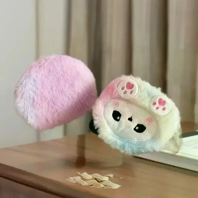 الكرتون الملونة الباندا أفخم محفظة نسائية للعملات المعدنية المفاتيح لطيف حقيبة التخزين المتنوعة Kawaii حقيبة صغيرة قلادة اكسسوارات الديكور #4