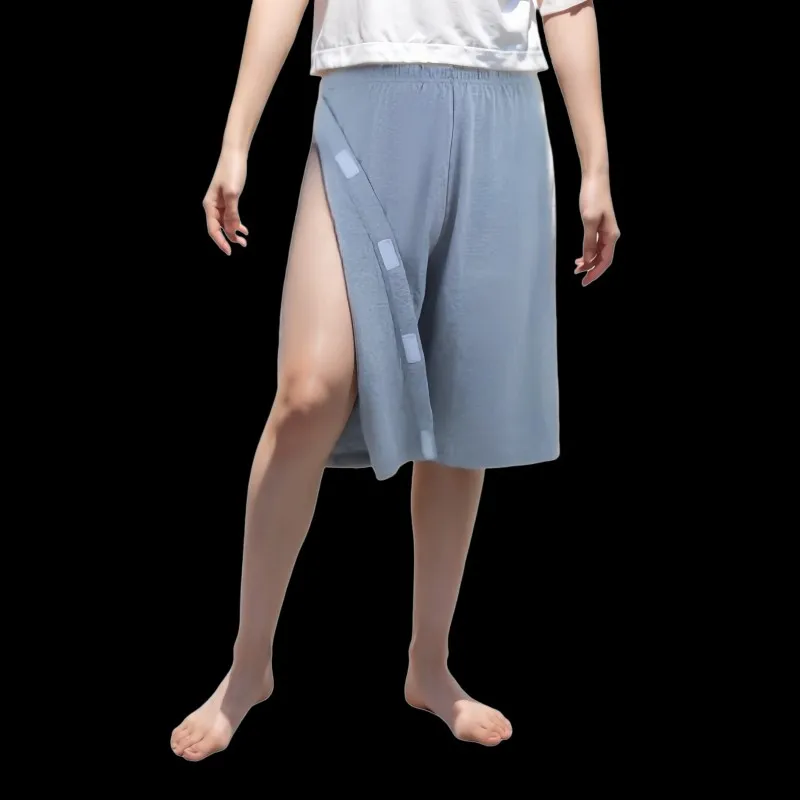 男性の取り外し可能なガジェットスカートと合わせて簡単に開けられるボタンパンツショーツ授乳ショーツマタニティ下着
