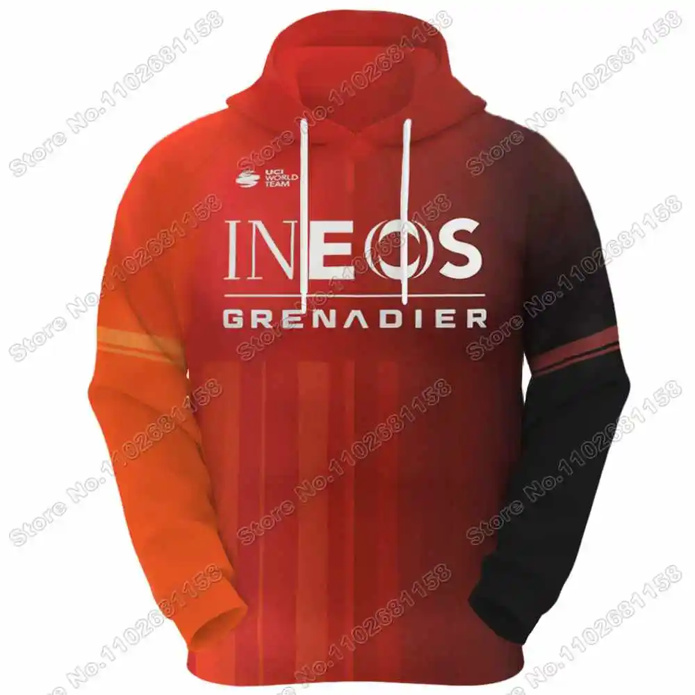 2024 Ineos Infantry Hoodie Casual Sweatshirt Winter Fall Hoodie Tour Of France Cycling Hoodie Street Wear Men's Clothing Top