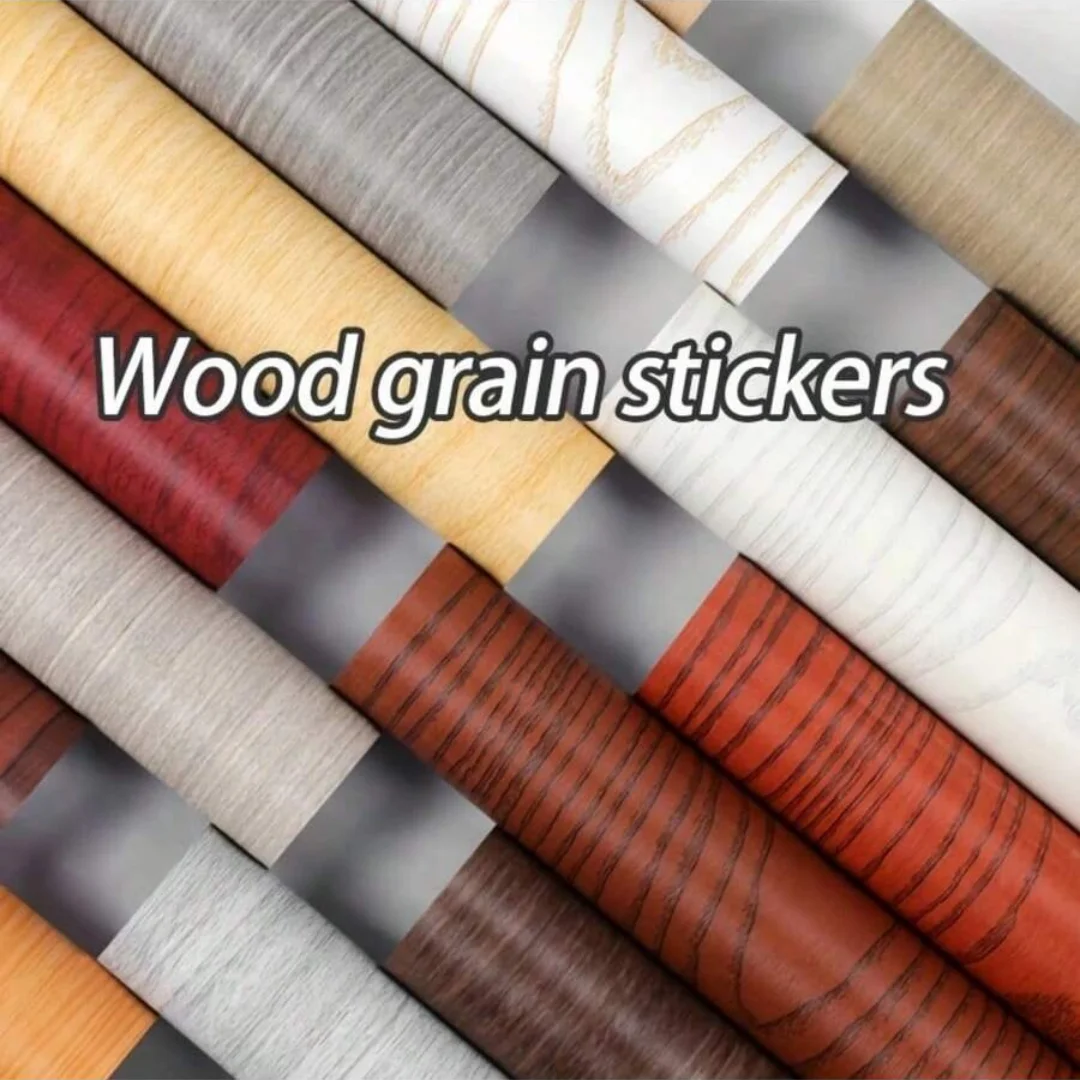 1 قطعة 5 متر x 15 سنتيمتر واقعية الخشب الحبوب إصلاح لاصق شريط لاصق الطابق الأثاث تجديد التفاف خط ملصق ديكور المنزل