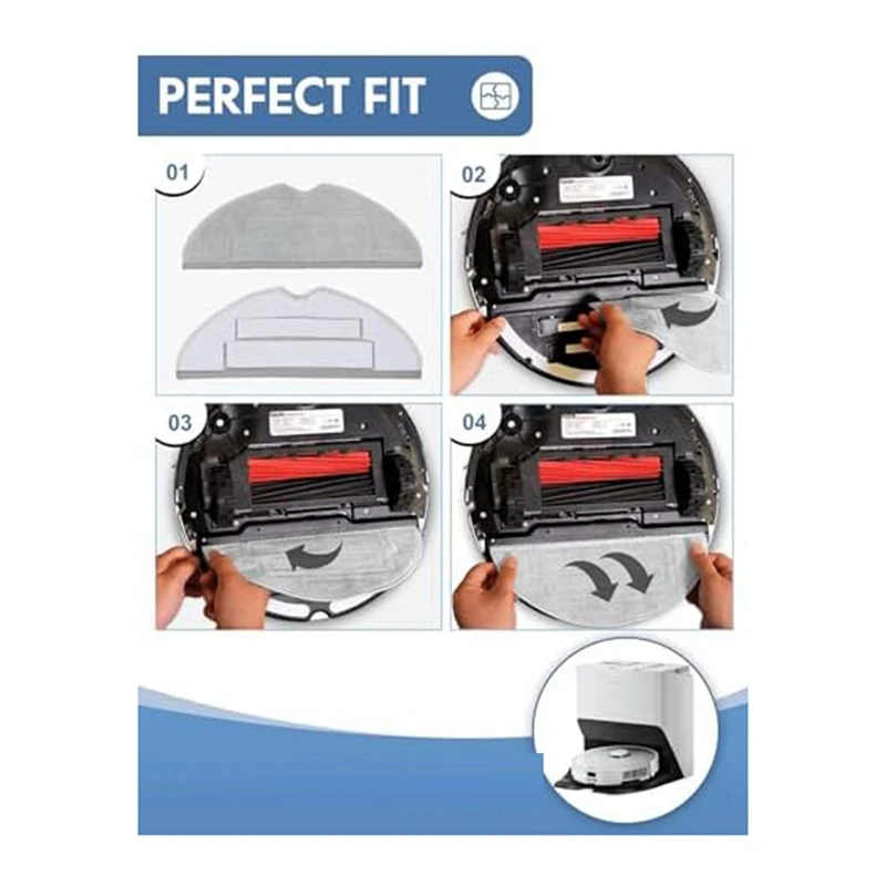 Accessoires Roborock S8 Pro Ultra pour Xiaomi, pièces de rechange