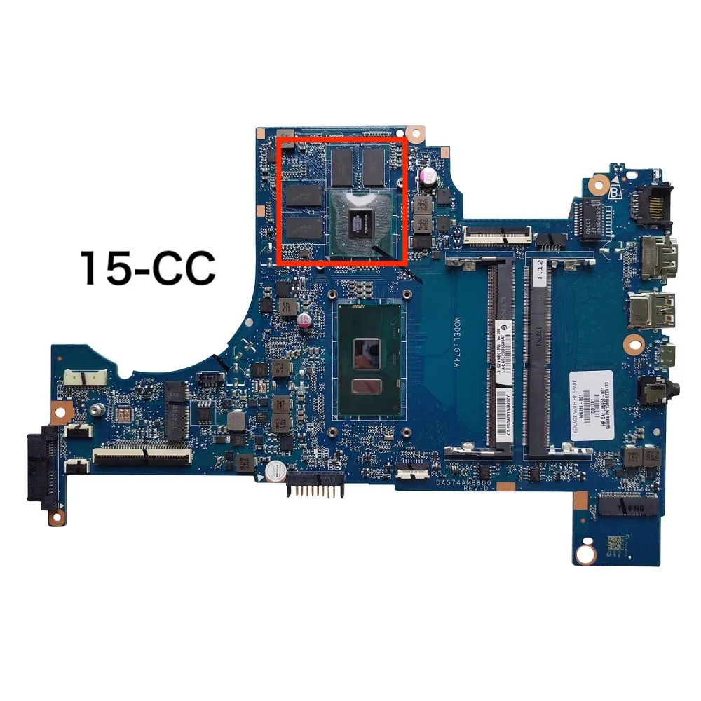 

For HP 15-CC Laptop Motherboard DAG74AMB8D0 926279-601 926281-601 L05951-001 Mainboard 100% Tested OK Fully Work Free Shipping