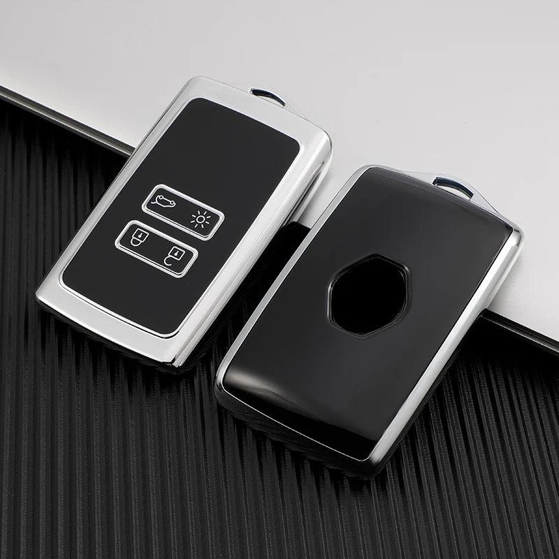 TPU Car Remote Key Cover Case Fob For Renault Koleos Scenic 4 Arkana Dacia Sandero Card Captur Megane Talisman Espace Clio Zoe