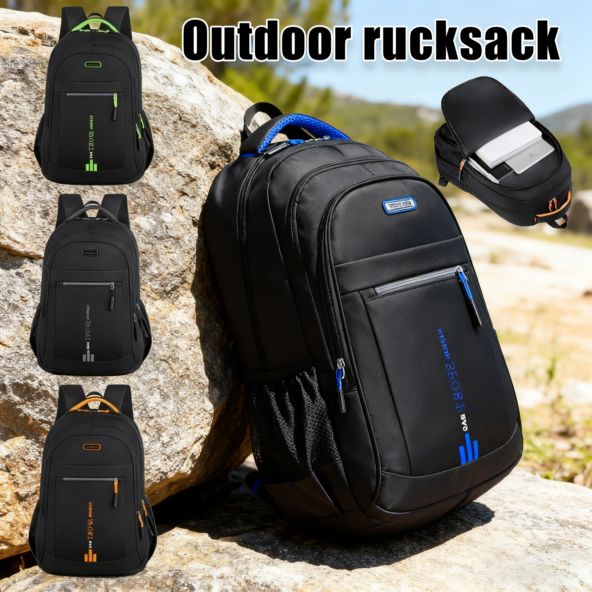 

Оксфордский деловой рюкзак для ноутбука для мужчин, водонепроницаемая сумка для компьютера, рабочий дорожный рюкзак, прочный рюкзак для средней школы