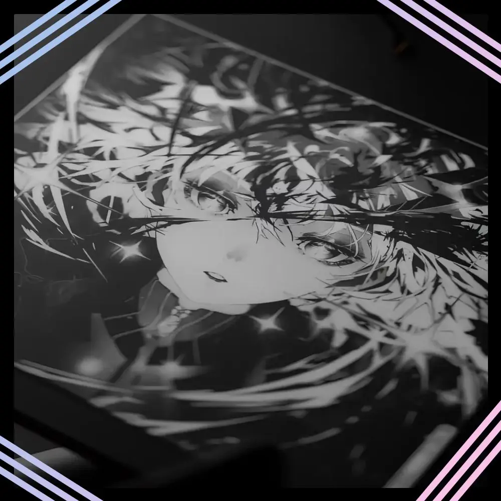 

Wallhack Sp-005 Стеклянный игровой коврик для мыши Обновление Пробуждение Sora Покрытие Стекло Пользовательский Fps Настольный коврик Esport Офисные геймерские аксессуары