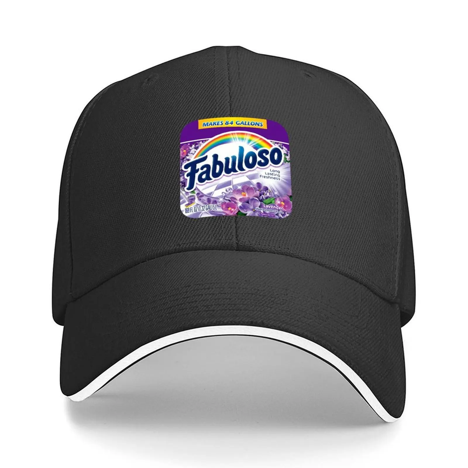 

Fabuloso Fresh Label Baseball Cap Golf Sun Cap Fashion Beach Icon Sun Hats For Women Men's
