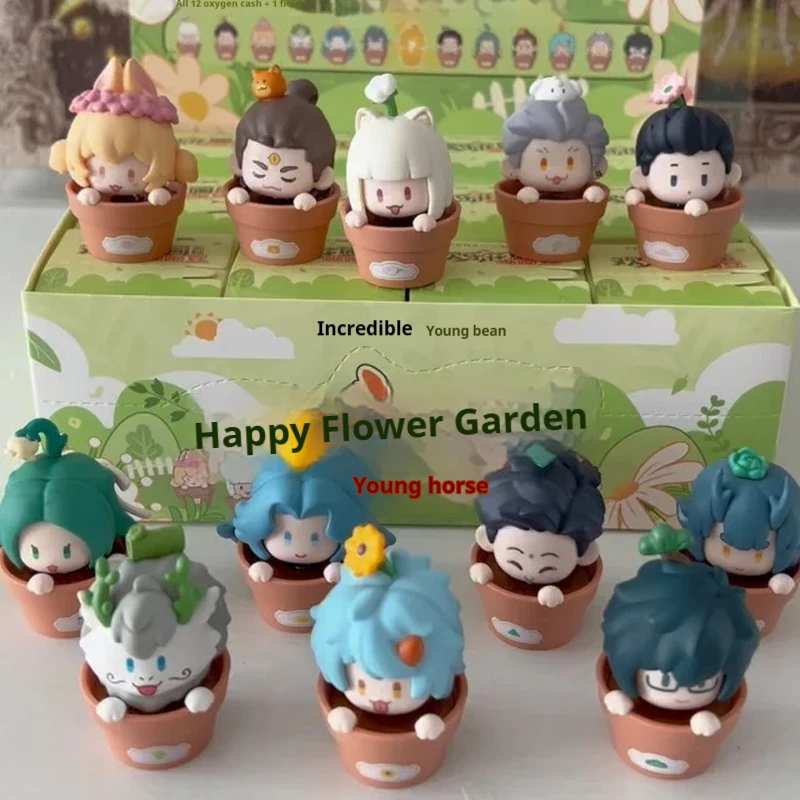 

Мини-разделенная глухая коробка для цветочного сада, яйцо йо-йо, коробка для фасоли, милый подарок на день рождения, модная игрушка-дисплей, нечеловеческие звери, игрушки и хобби