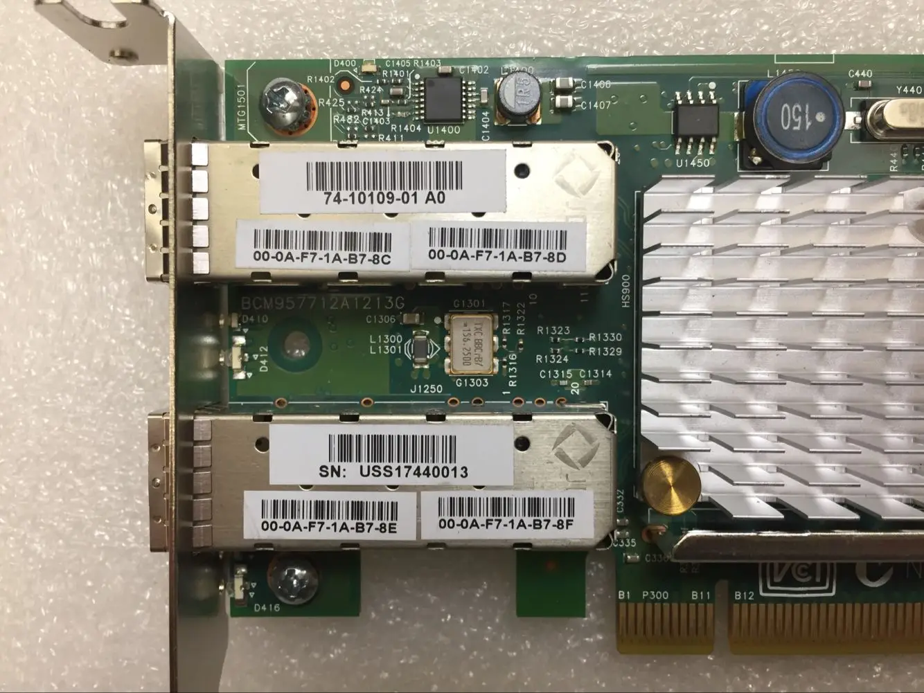 netowrk card Card for cisco 74-10109-01 BCM957711A1113G 10GbE Dual Port  Low profile