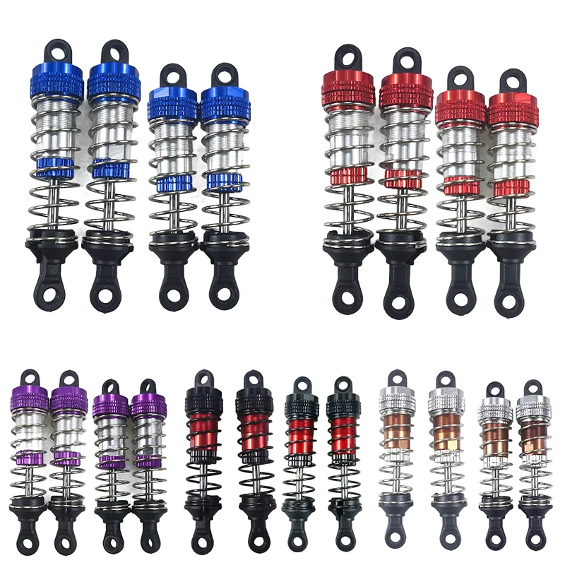 Aluminum Metal Front&Rear Shock Absorber For 1/14 WLtoy 144001 1316 RC Car Crawler Short Course Truck Upgrad Part