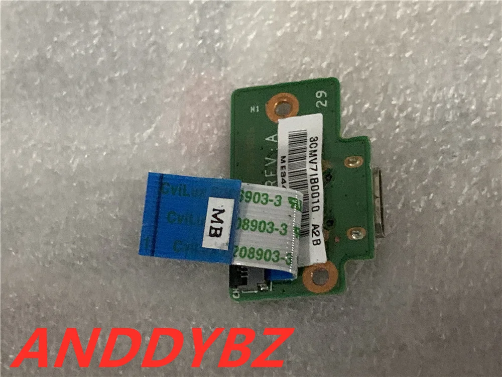 Original QMV7B Tablet DAMV7API4A0 USB Port Board + Ribbon Cable