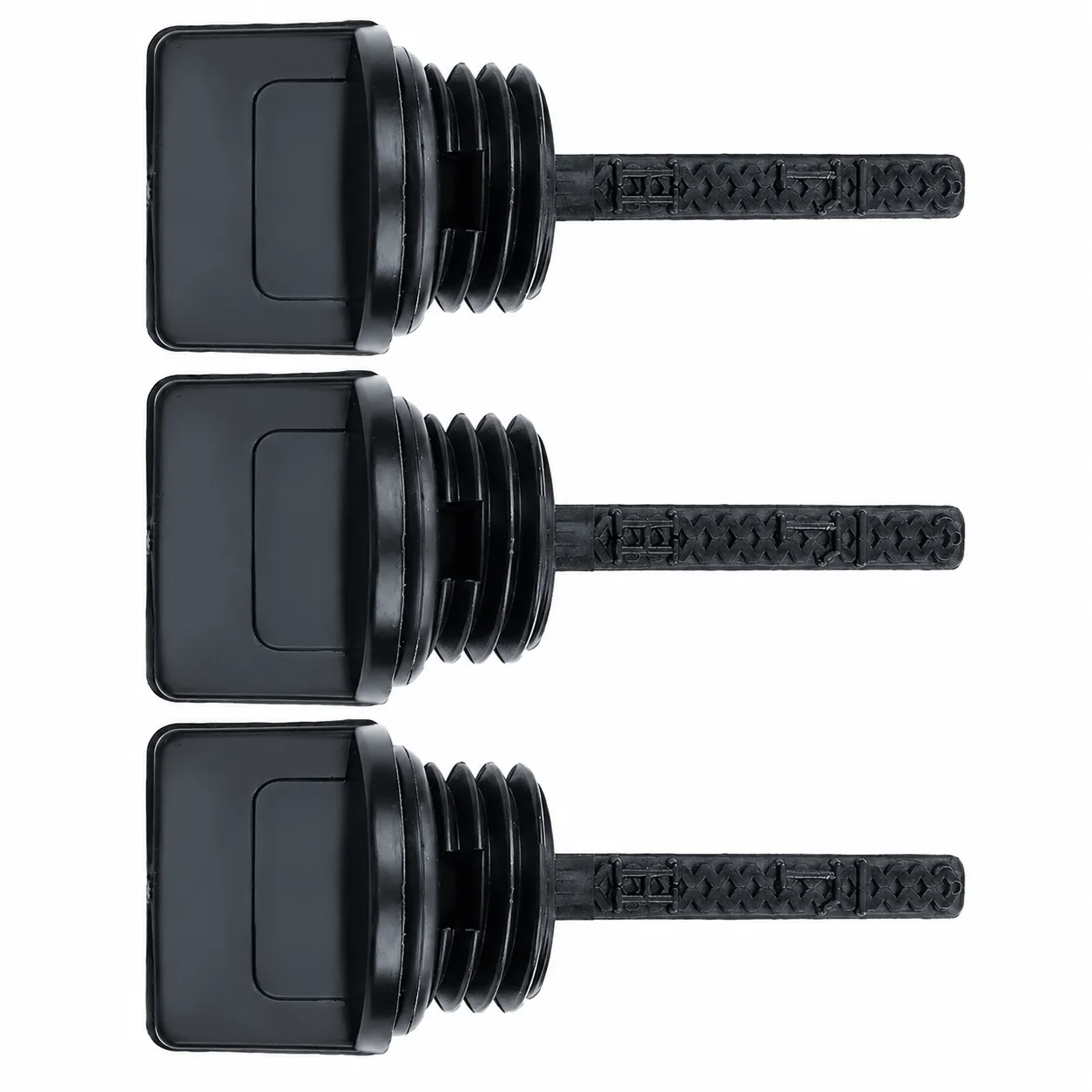 2Pcs Oil Dipstick Set Replacement for Honda GX110 GX120 GX140 GX160 GX200, OEM 15600-ZE1-003 Small Engine Parts