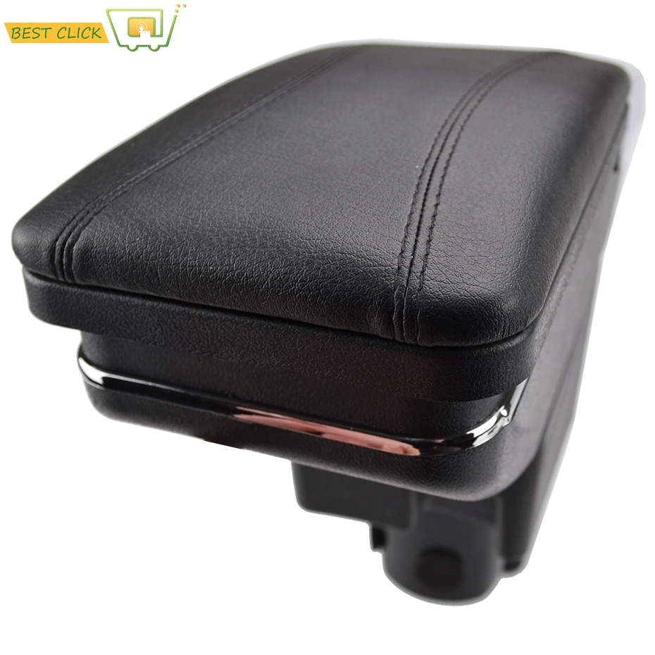 Center Centre Console Storage Box For Honda Fit Jazz 2002-2008 Hatchback Armrest Arm Rest Rotatable 2003 2004 2005 2006 2007