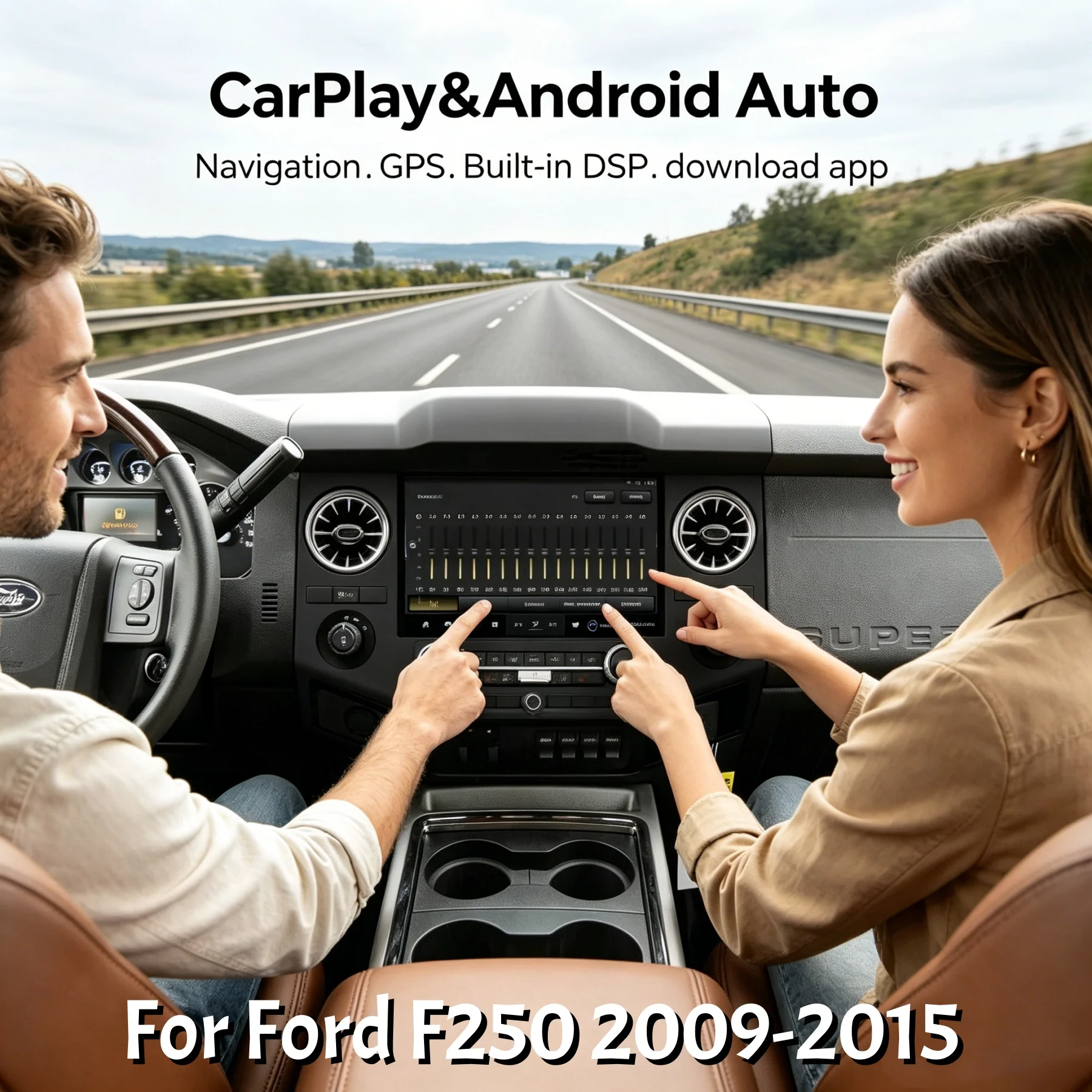 

Car Autoradio Android For Ford F150 F250 F350 F450 F650 2009-2015 Wireless Carplay Navigation GPS Stereo Multimedia Video Player
