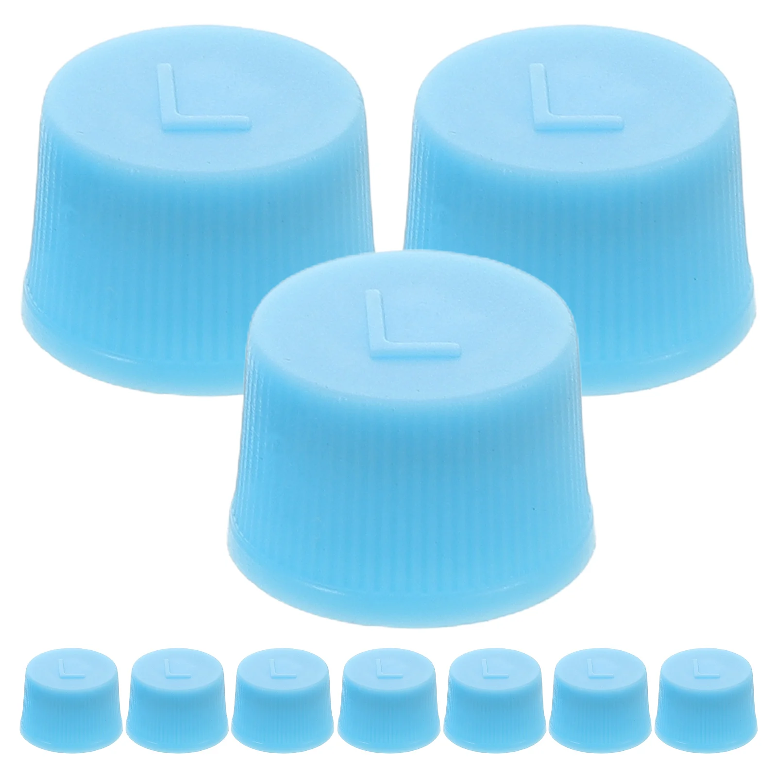 

10pcs Air Conditioner Caps Universal Fit Leakproof Sturdy Material Easy Installation Car Replacement High Pressure Valve Cap