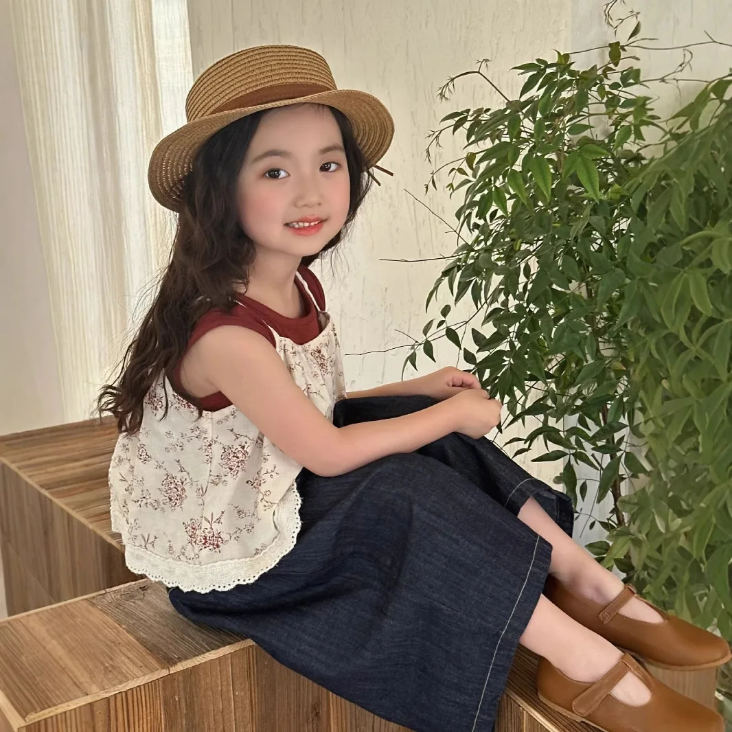 ensemble-haut-col-licou-a-fleurs-rouges-mode-d'ete-mignon-simple-style-rural-t-shirt-sans-manches-haut-col-licou-ensemble-trois-pieces-jupe-en-jean