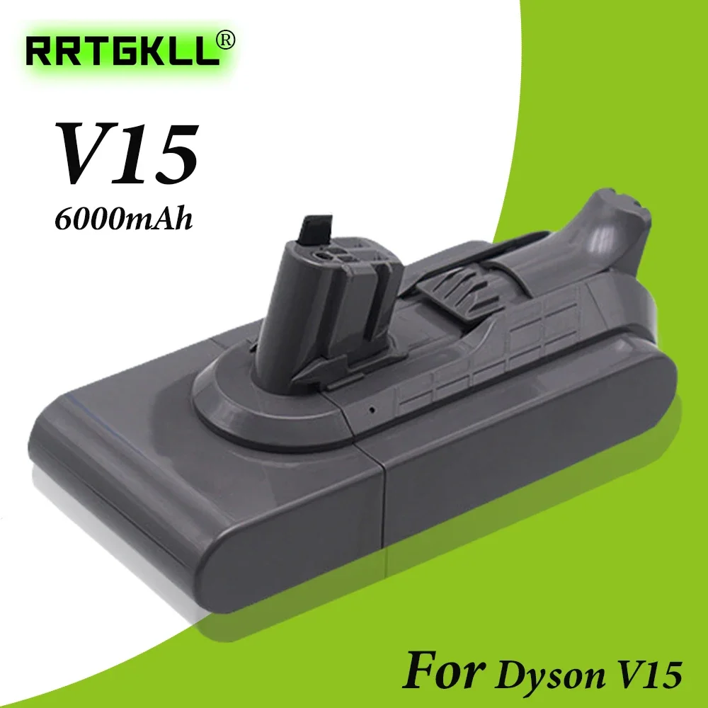 25.2V 6000mAh Battery for Dyson V15 Vacuum Cleaner Compatible Models SV22 SV28 SV29 Rechargeable for DYSON V15 Battery