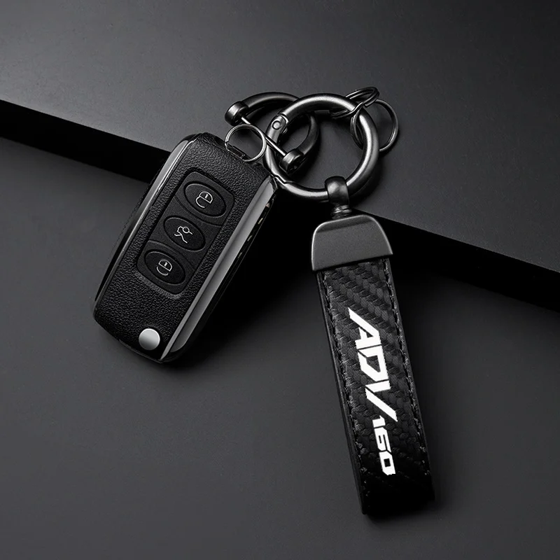 For Honda ADV160 VARIO160 VARIO ADV 160 New Classic Motocycle Keychain Holder Keyring Logo Carbon Fiber Accessories Key chain view 4