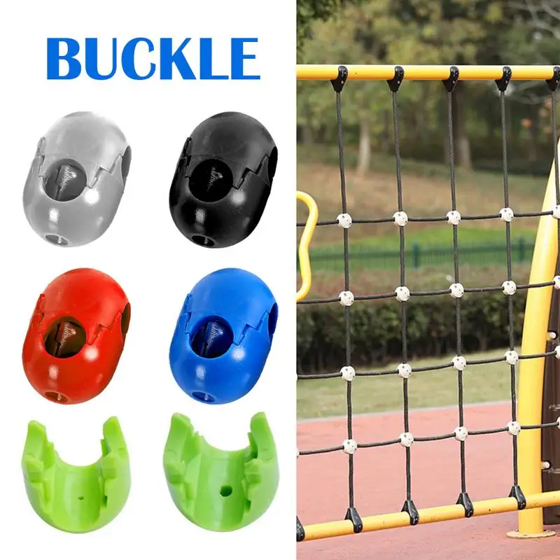 5Pcs Kids Climbing Rope Net Plastic Buckle Connector Outdoor Swing Sports Climbing Rope Parts Accessories