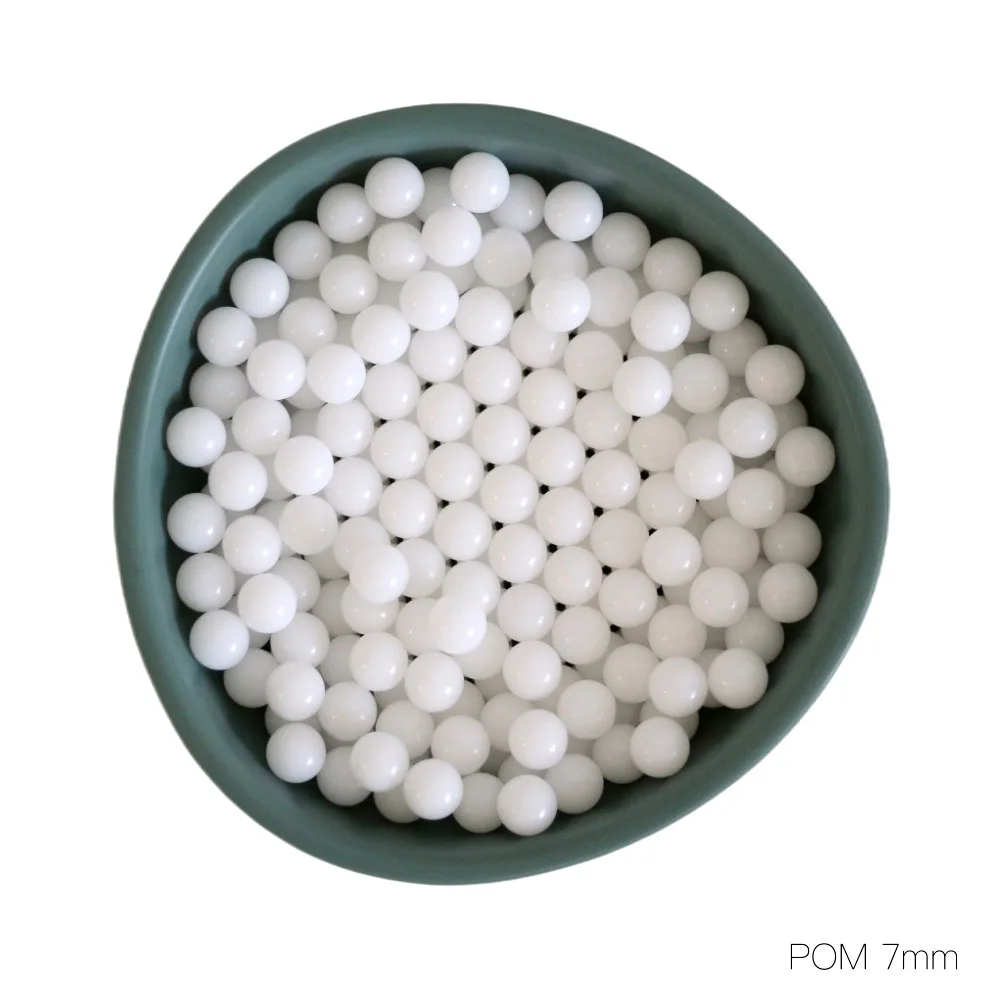 

7mm Delrin Polyoxymethylene ( POM ) / Celcon Solid Plastic Balls for Ball Valves and Bearings