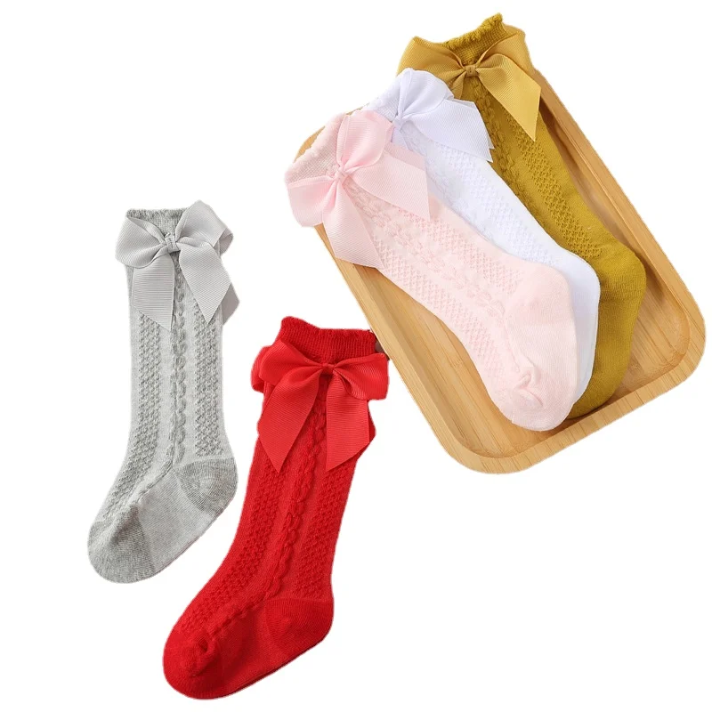 baby accessories baby socks 2022 girl toddler newborn bow socks newborn ruffle girl sock newborn toddler boy girl 0-24 months