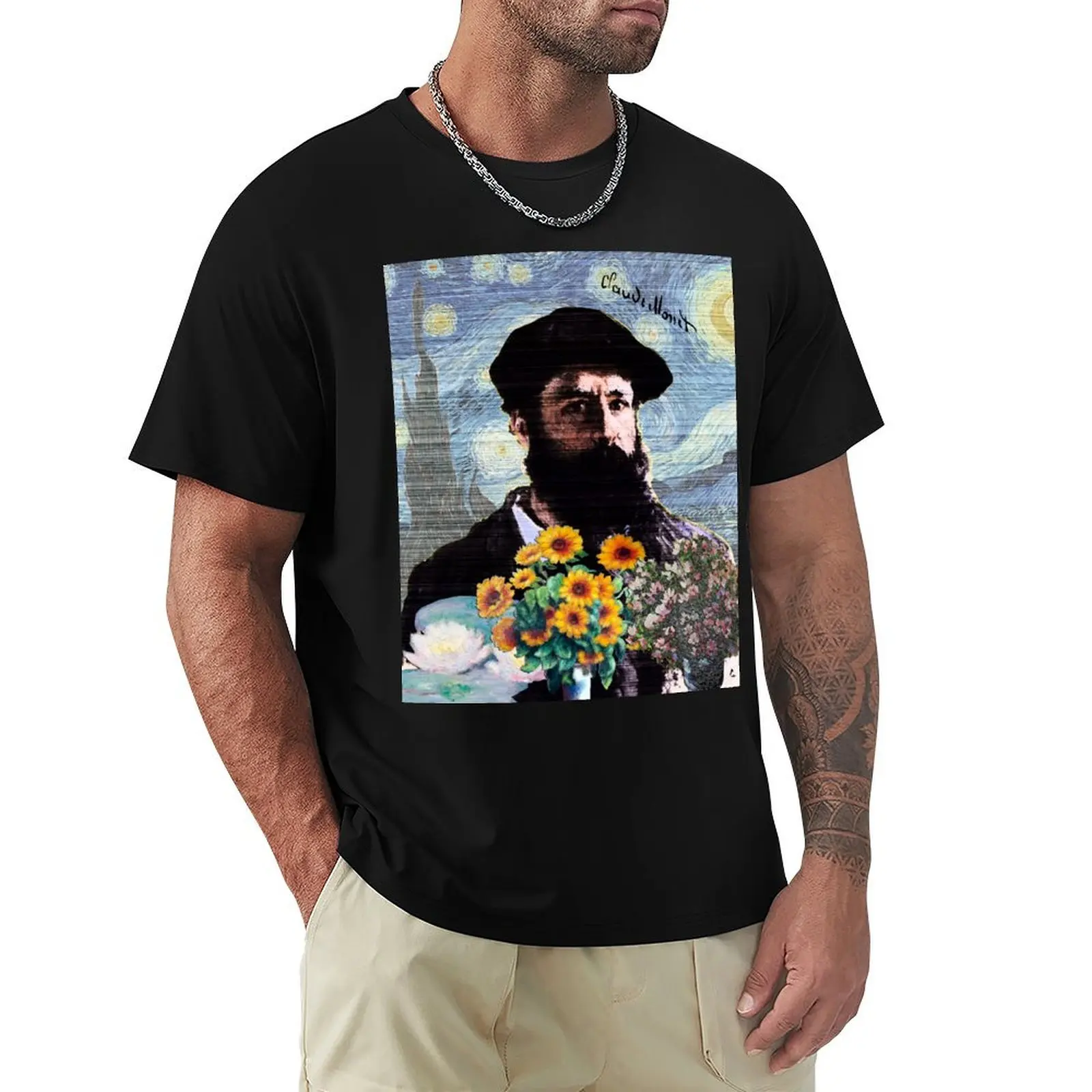 

Claude Monet Mashed T-Shirt for a boy shirts graphic tee vintage men t shirts high quality