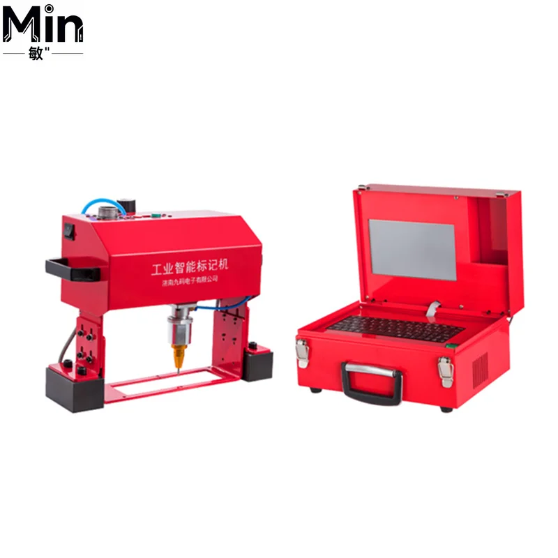 140*40mm Portable Pneumatic Touch-screen Metal Nameplate Marking Machine for Car Frames Chassis Number