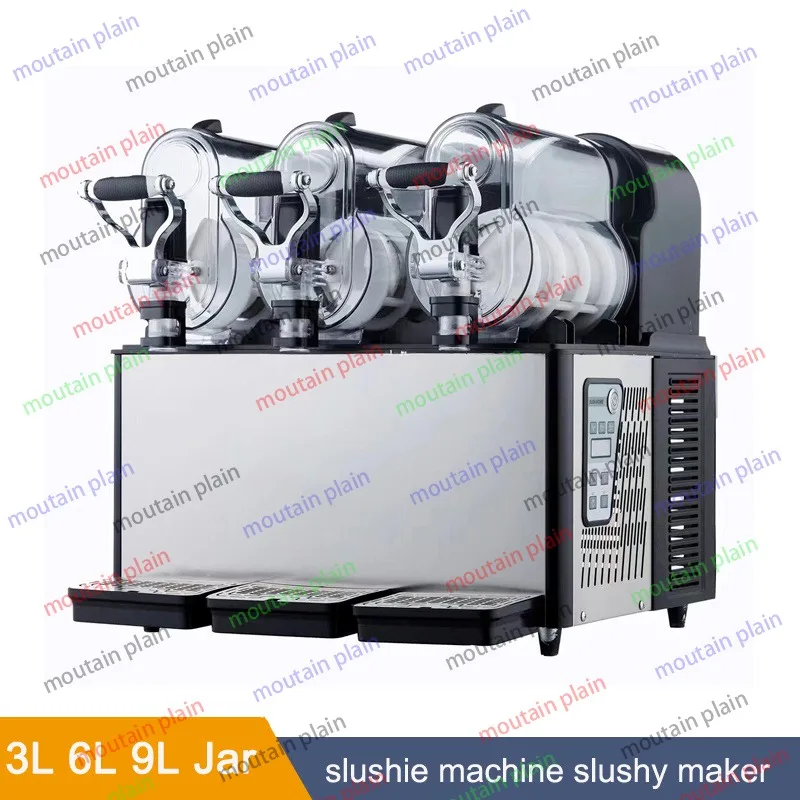 Frozen Drink Dispenser Ice-Cool Juice Smoothie Vending Machine 3L 6L 9L Slush Maker Commercial Slushie Machine