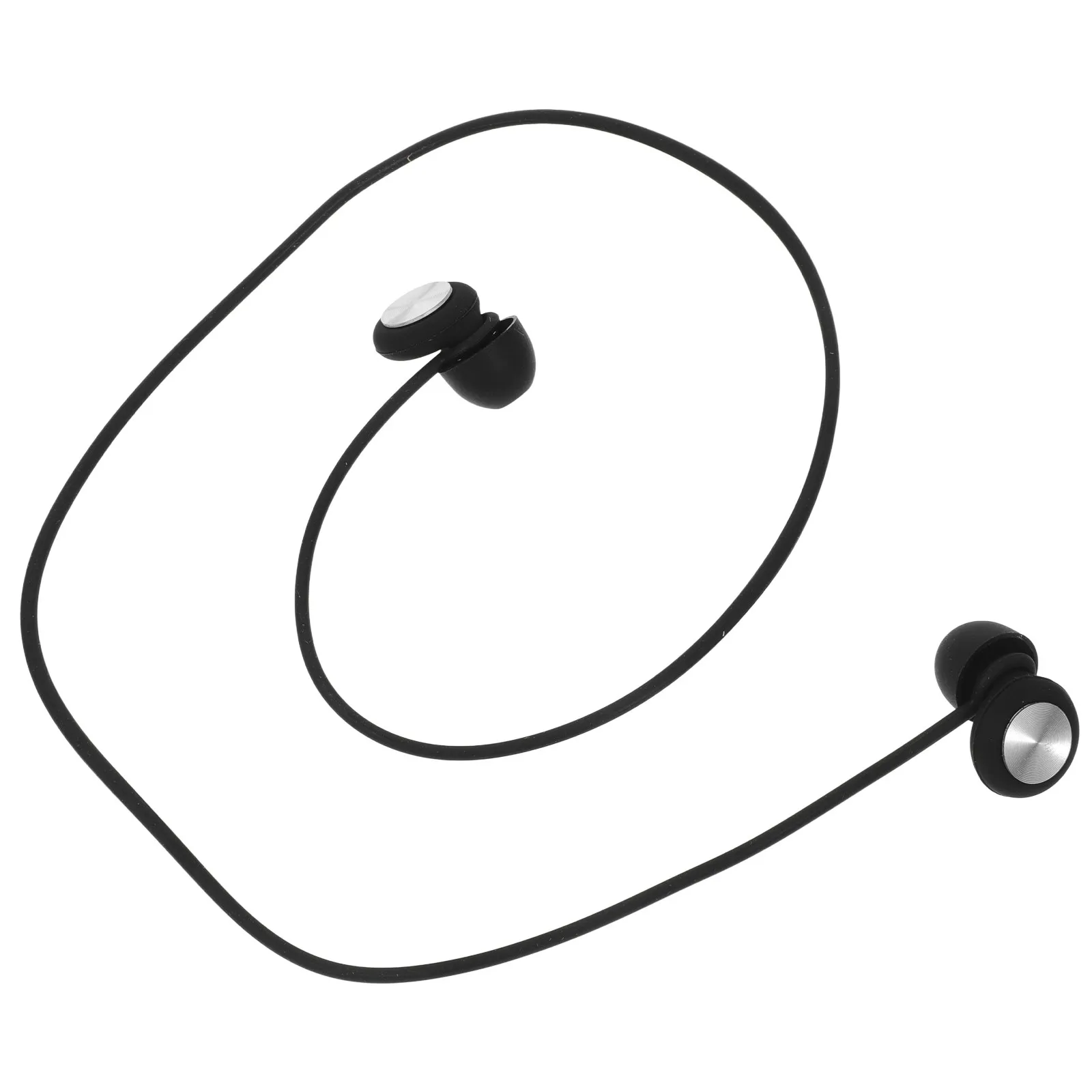 

Black Silicone Ear Plugs Noise Reduction Noise Cancelling Earplugs Cord for Travel Work Hearing Protection Snoring