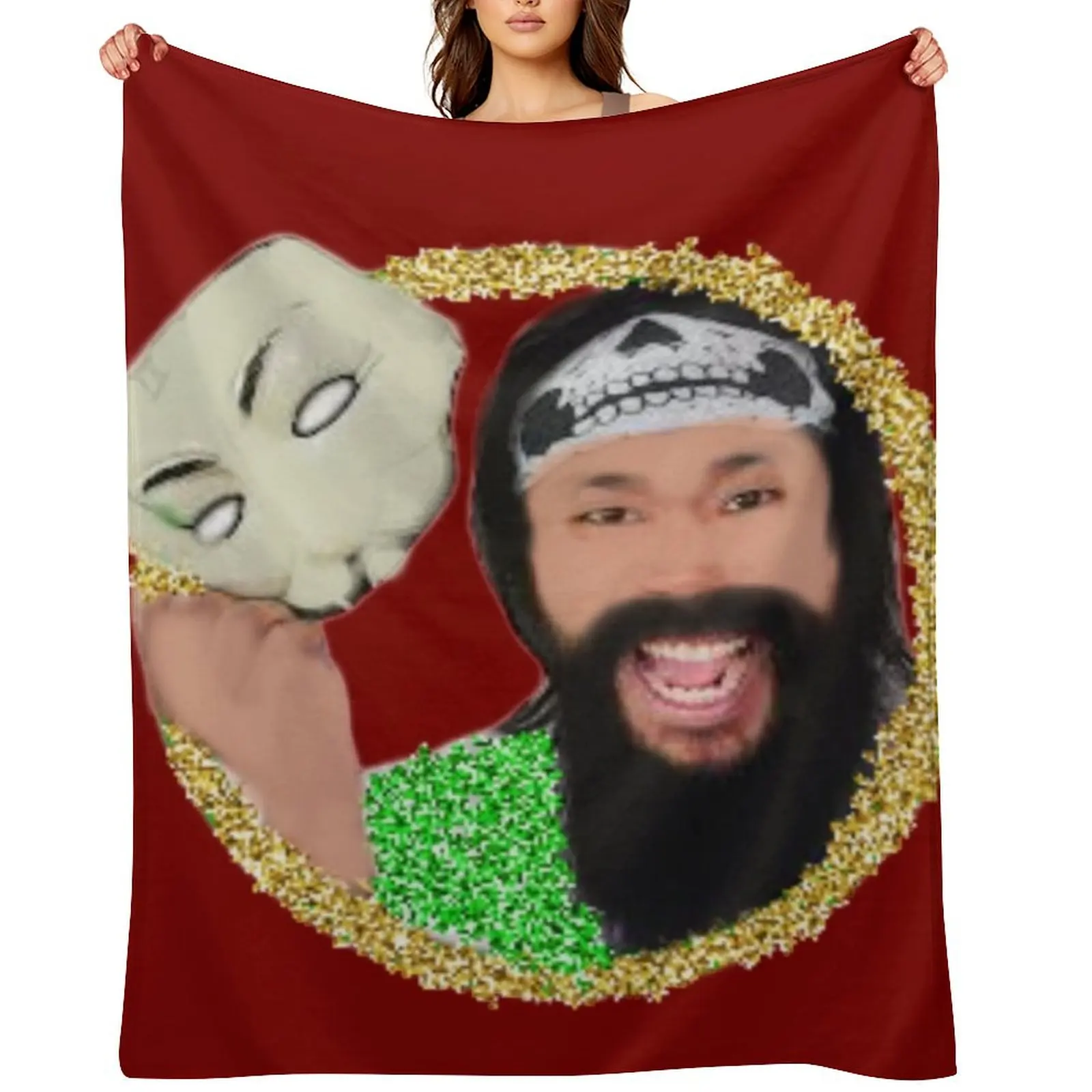 

Melvin pz9 Throw Blanket Decorative Throw Beach Flannel Fabric funny gift Blankets