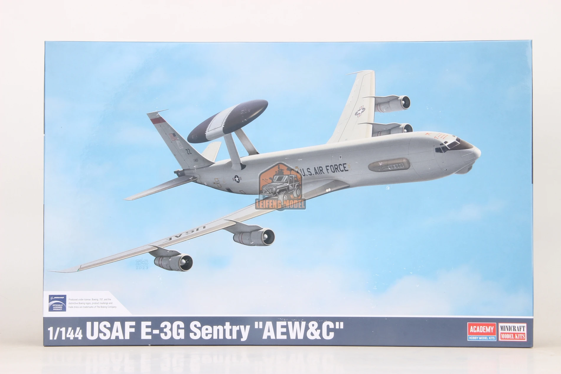 Academy 12629 1/144 USAF E-3G Sentry “AEW&C” Model Kit