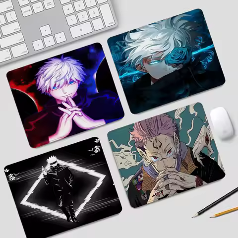 Jujutsu Kaisen Computer Desk Mat Cute Mouse Pad Small Gaming Mousepad Gamer Office Rug Accessories Offices Mats Anime Gadgets