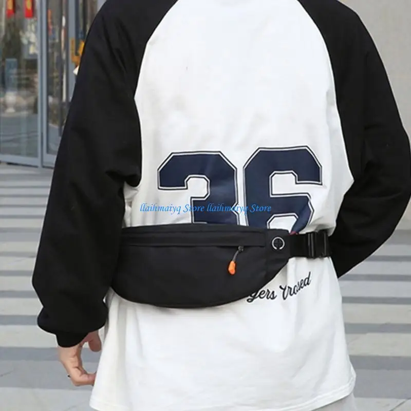 

573B Man Bum Bag Fashion Waist Bag Small Crossbody Bag Waist Pack Women Belt Bag