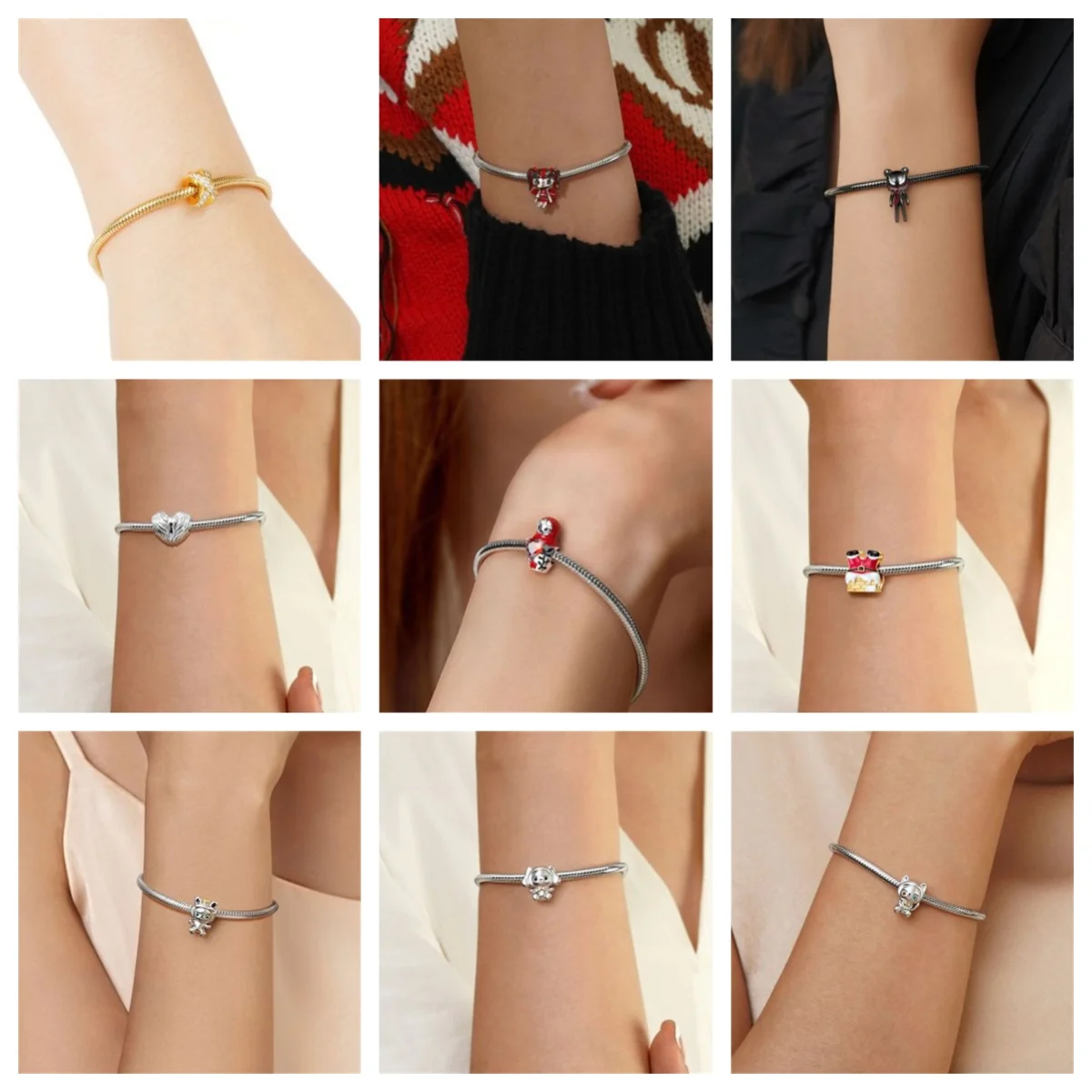 

Fashion Design Is Full Of Charm, There Are Many Styles, Parent-child, Halloween, Animal Element Bead Pendants.2024
