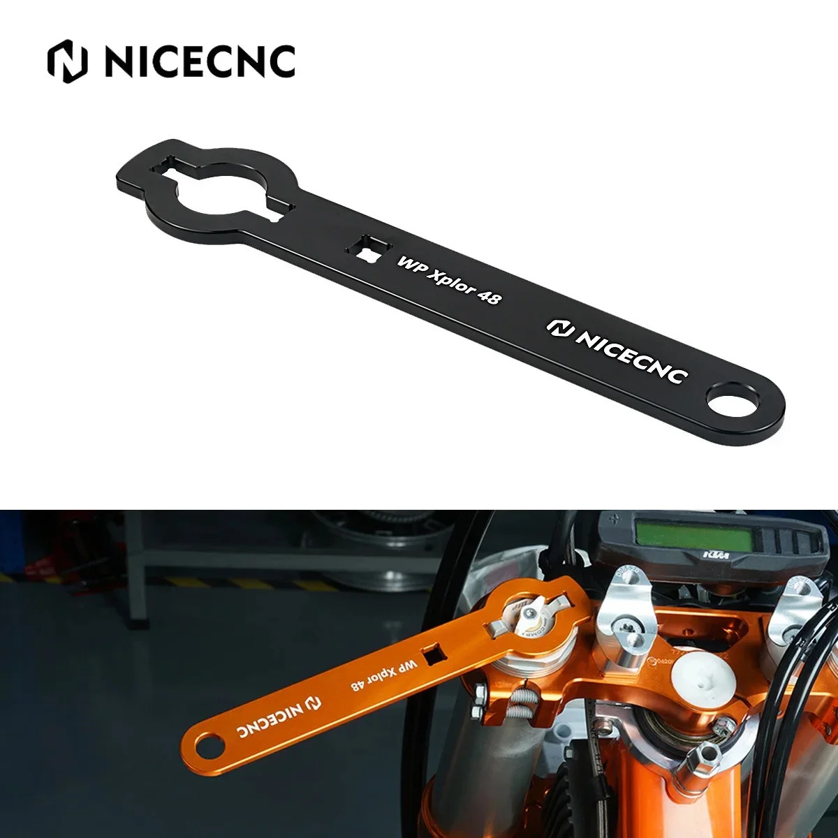 For KTM XC-W 300 250 TPi 2018-2022 EXC-F 450 350 6D Husqvarna TE300 GasGas EC300 WP Xplor Fork Cap Wrench Pre load Adjuster Tool