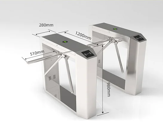 

Heavy-Duty Tripod Turnstile | Anti-Tailgating Design | Stainless Steel Construction For High Traffic Areas
