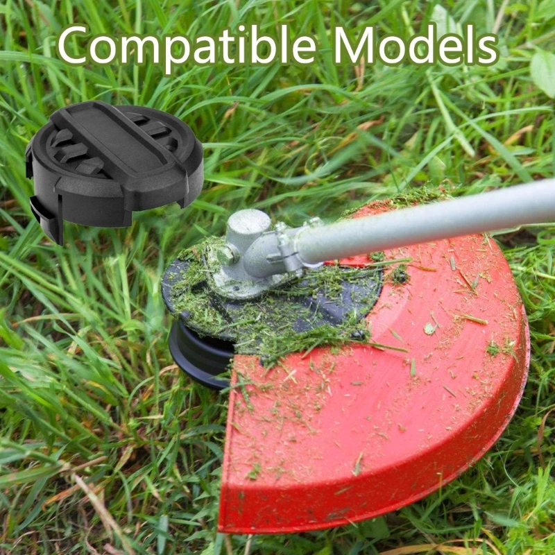 Coperchio e molla dei tappi per testa del trimmer a 2 pacchetti per compatibili con parti QuickFeed con DCST922P1 DCST922B