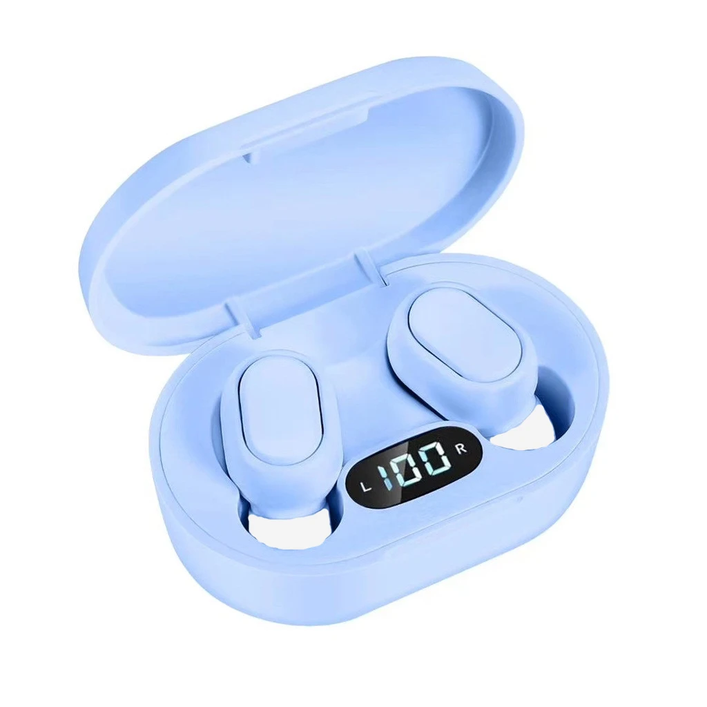 E7S TWS Draadloze hoofdtelefoon Bluetooth-oortelefoonbediening Sportheadset Waterdichte microfoon Muziekoortelefoon Werk op alle smartphones