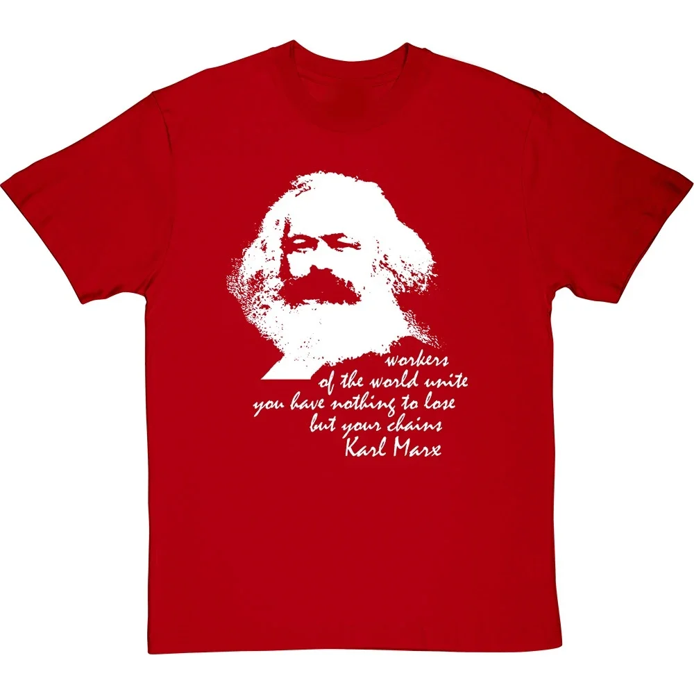 Karl Workers Quote Men T-Shirt Marx Short Sleeve Casual Cotton O-Neck Summer T Shirt mens designer clothes new in tops & tees