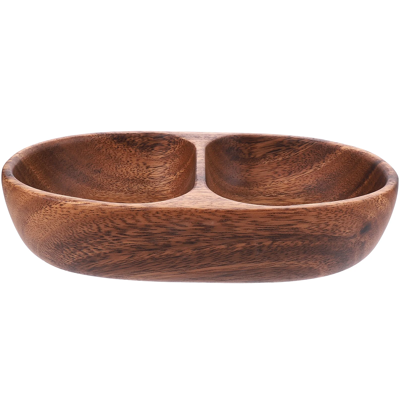 

Walnut Fruit Plate Solid Wood Dried Snack Kitchen Restaurant Salad Bowl Wooden Basin Containers for Food