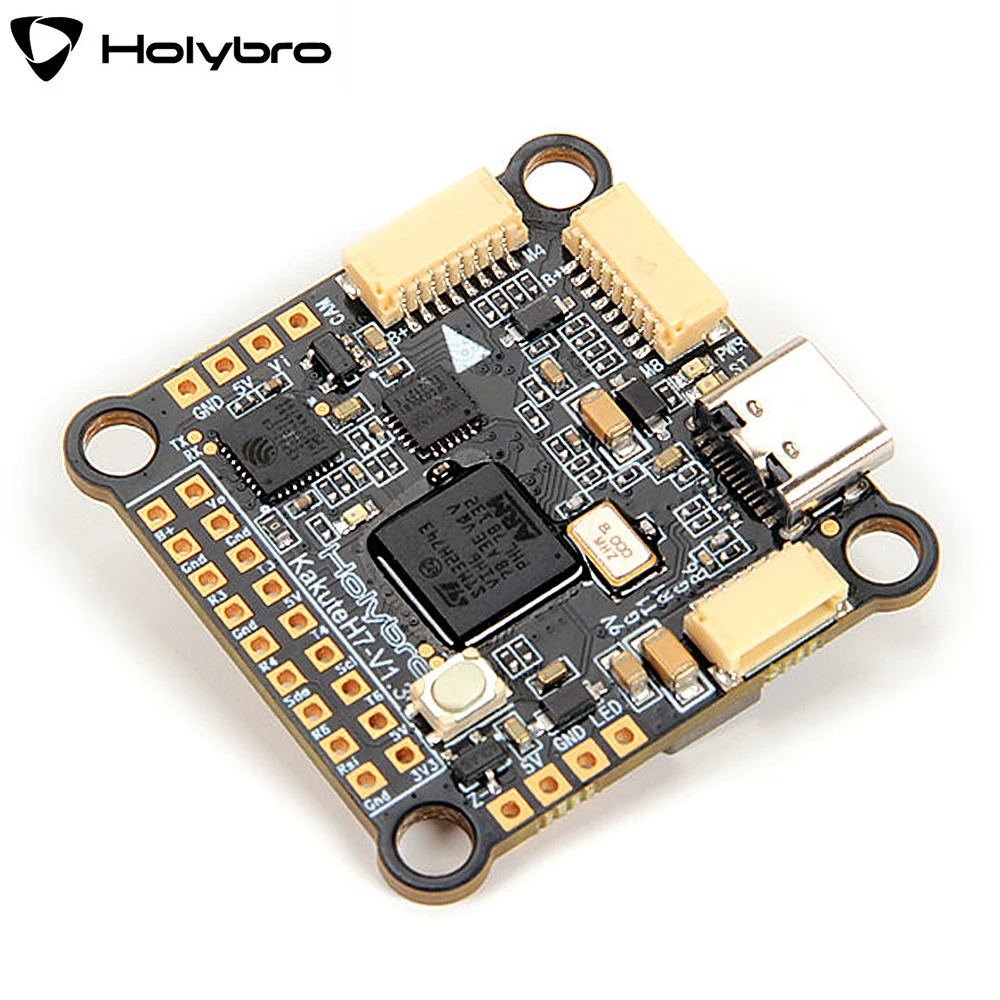 

Holybro Kakute H7 V1.5 Icm-42688p H743 Flight Controller Dual Bec Baro Osd Onboard 30.5x30.5mm 2-8s For Rc Fpv Drone