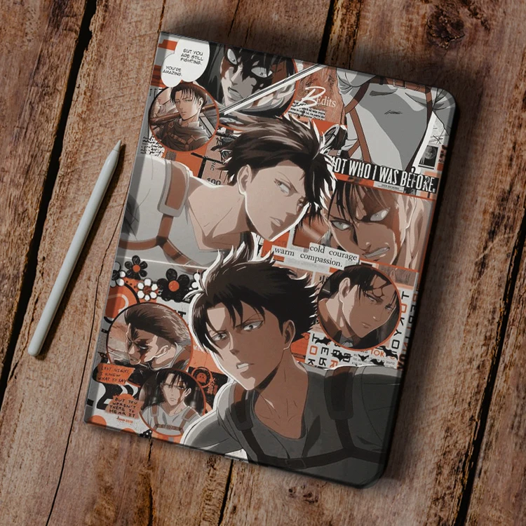 

Attack on Titan Levi Ackerman Case For iPad 10.2 7th 8th Air 2 3 Mini1 2 3 5 Case Luxury Silicone For iPad Air 4 iPad Pro11 Case