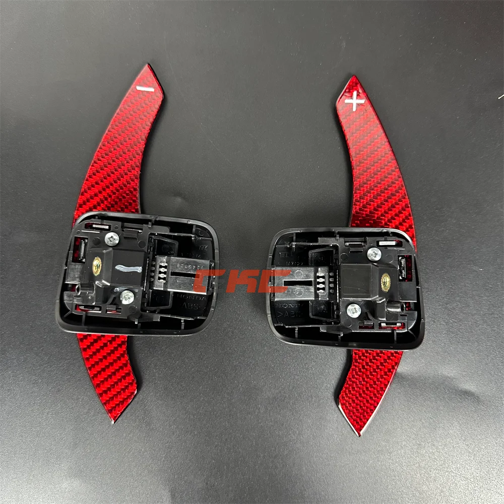 

Customized Carbon Fiber red Shift Paddles for Honda Accord 2018 2019 2020 2021 2022 2023