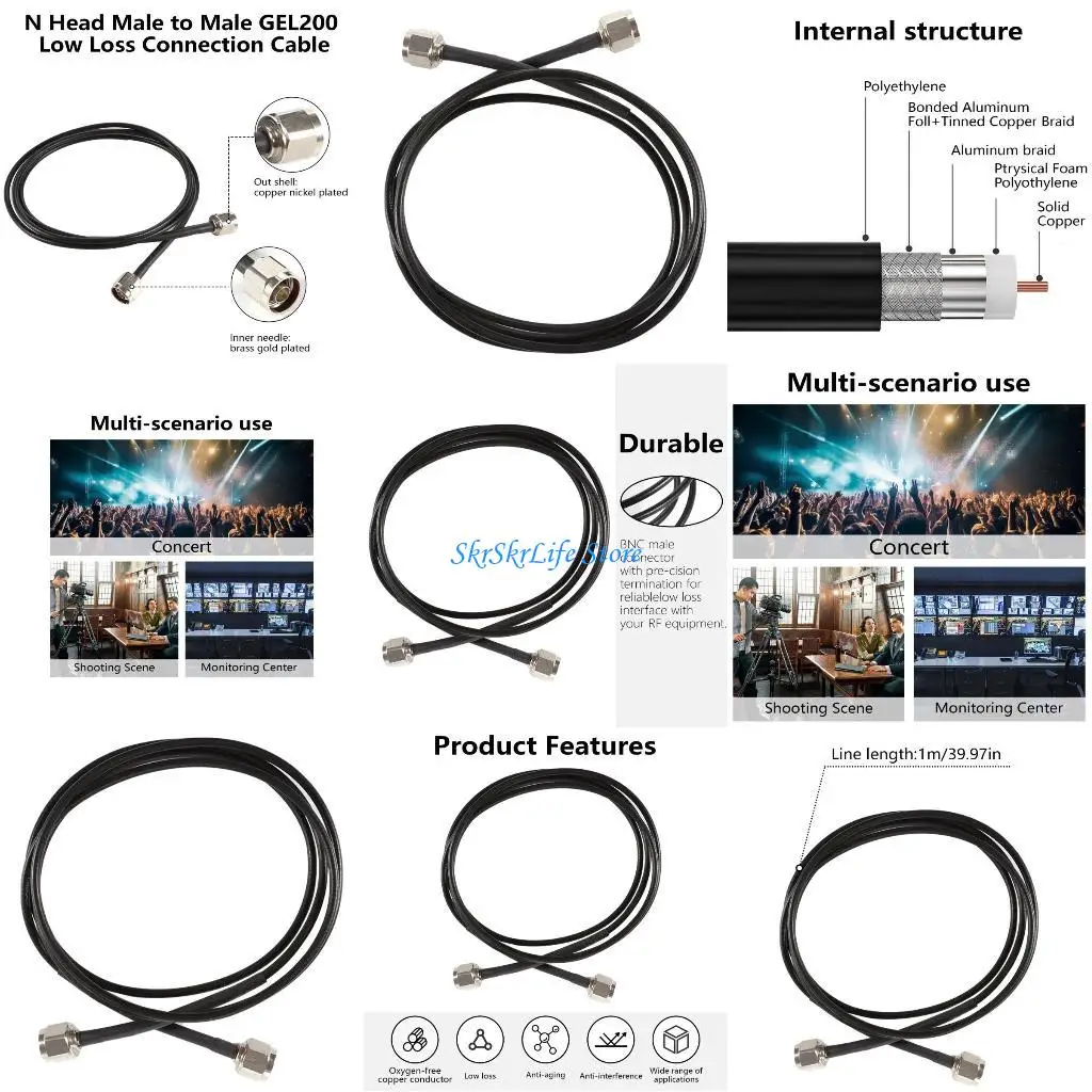 E65E Bnc Male To Bn… - image