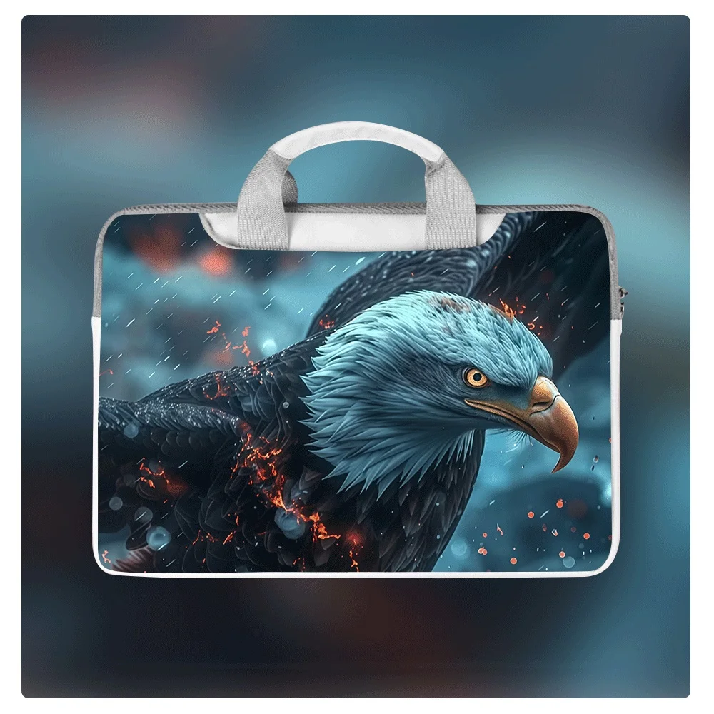 

Cute Eagle Laptop Briefcase 13 15 16 Inch Waterproof Shockproof Large Capacity Holiday Birthday Gift Student Office Bag Gift