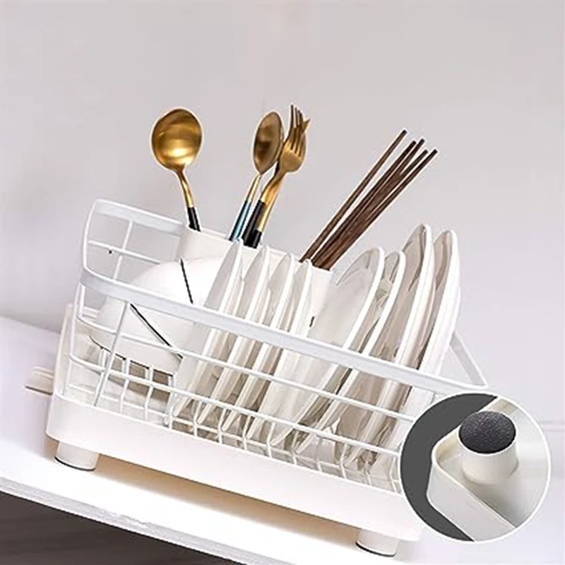 Kitchen Drain Rack Dish Rack Sink Drain Basket Rack Plate Dish Chopsticks Tableware Storage Rack Easy To Clean