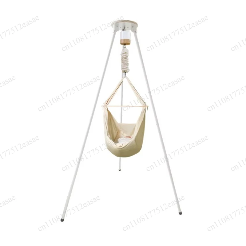 Foldable Metal Baby Hammock Cradle Stand Indoor Outdoor Rest Furniture