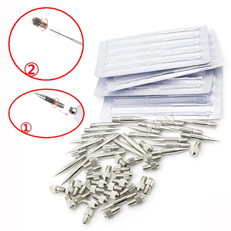 

50Pcs Dark Spot Remover Mole Replace Needles Mole Removal Plasma Pen Freckle Dark Spot Remover Tool Replace Accessories tattoo