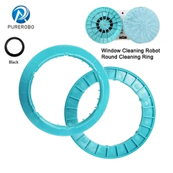 Original New Clean Ring For Purerobo W-R3S W-R1 Window Cleaning Robot , Glass Cleaning Robot Replacement Parts Blue Round Ring